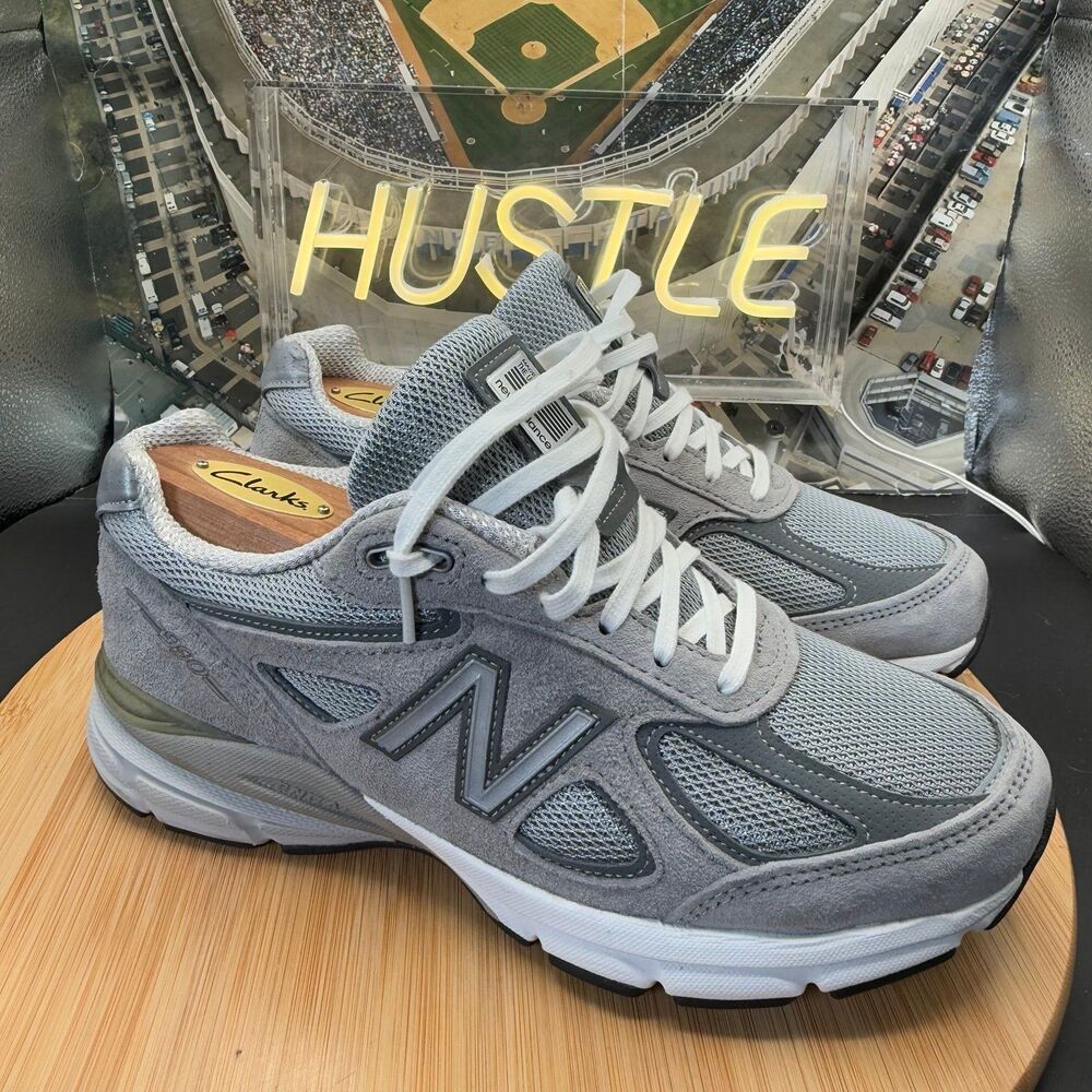 New Balance 990v4 MiUSA Grey Silver White Women’s Size 7.5(D) Wide